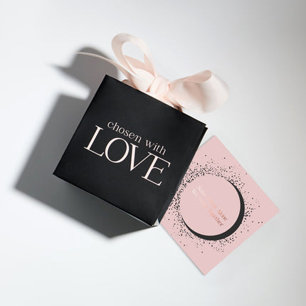 Black Gift Bag & Black Gift Card Set - Small