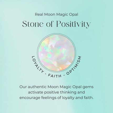 Moonstone & Opal Hoop Earring Set - Positive Aura