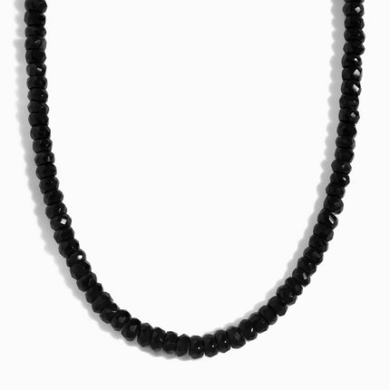 Beads Necklace - Black Obsidian