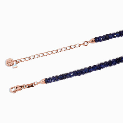 Beads Necklace - Blue Sapphire