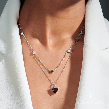 Garnet Necklace - By Your Side