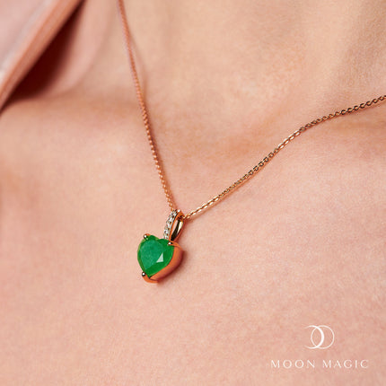 Green Jade Necklace - By Your Side