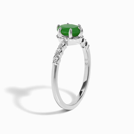 Green Jade Ring - Above Clouds