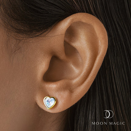 Moonstone Earrings - Mad For You Studs