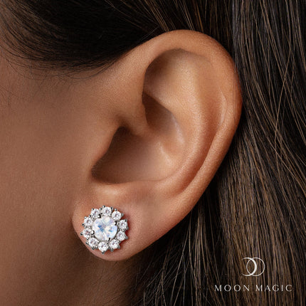 Moonstone Earrings - Hera