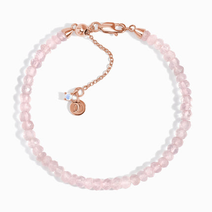 Beads Bracelet - Rose Quartz