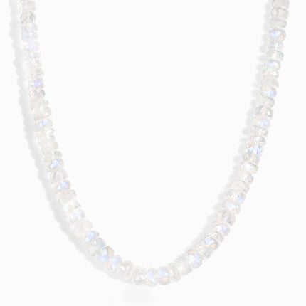 Beads Necklace - Moonstone