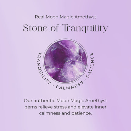 Moonstone Amethyst Bracelet - Sphere 'Intuition'