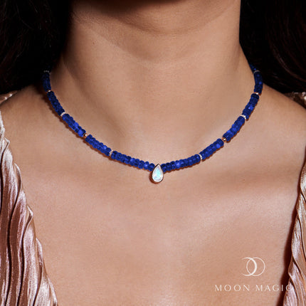 Blue Sapphire Necklace - Free Spirit