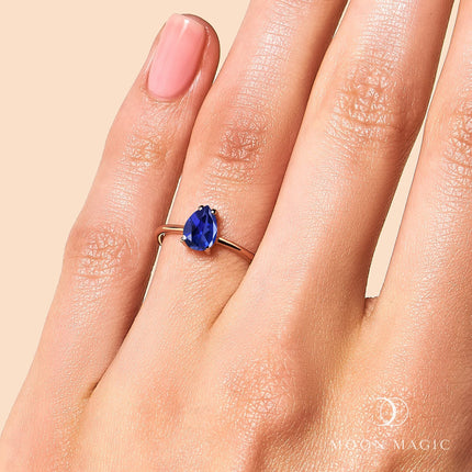 Blue Sapphire Ring - Yonder Glow