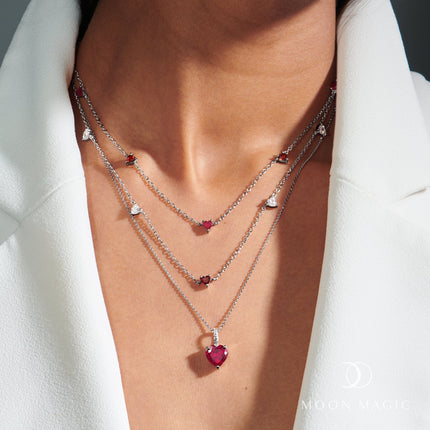 Ruby Garnet Necklace - Never Without You