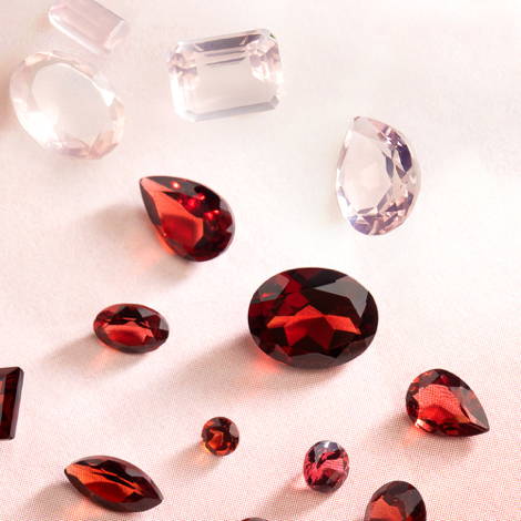 The January Birthstones: It’s All About The Garnet And Rose Quartz