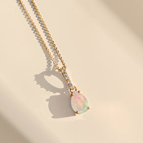 Opal Necklace Sway - October Birthstone