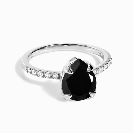 Black Obsidian Ring - Nymph