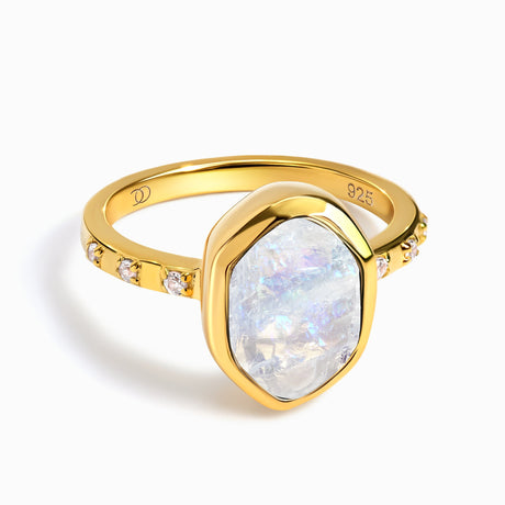 Raw Crystal Ring - Hypnotic