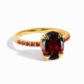 Garnet Ruby Ring - Harlow