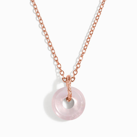 Rose Quartz Necklace - Aluna