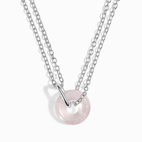 Rose Quartz Necklace - Ora