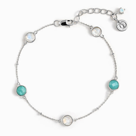 Moonstone Amazonite Bracelet - Inner Tide