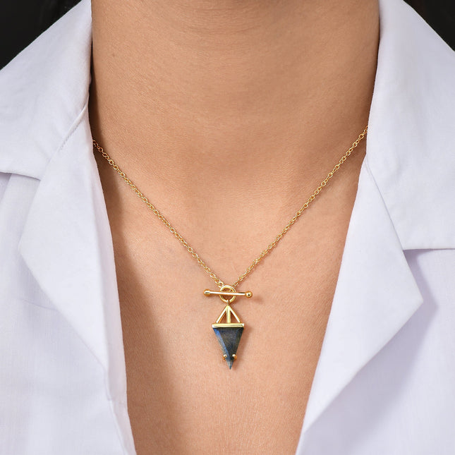 Labradorite Necklace - Heroine T-Lock – Moon Magic