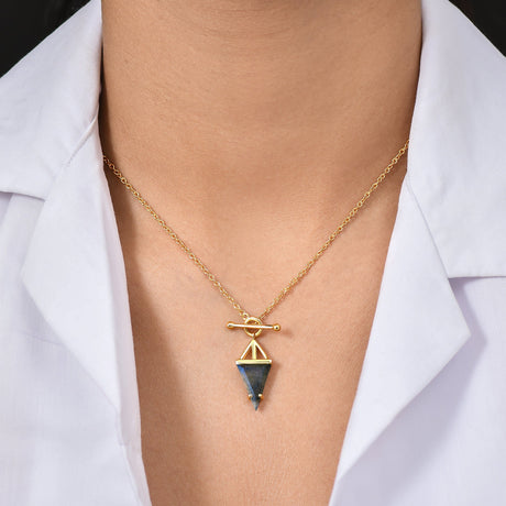 Labradorite Necklace - Heroine T-Lock