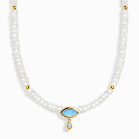 Moonstone Beads Divina Necklace - Ayra