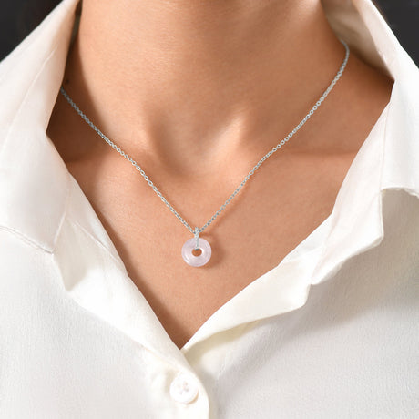 Rose Quartz Necklace - Liora