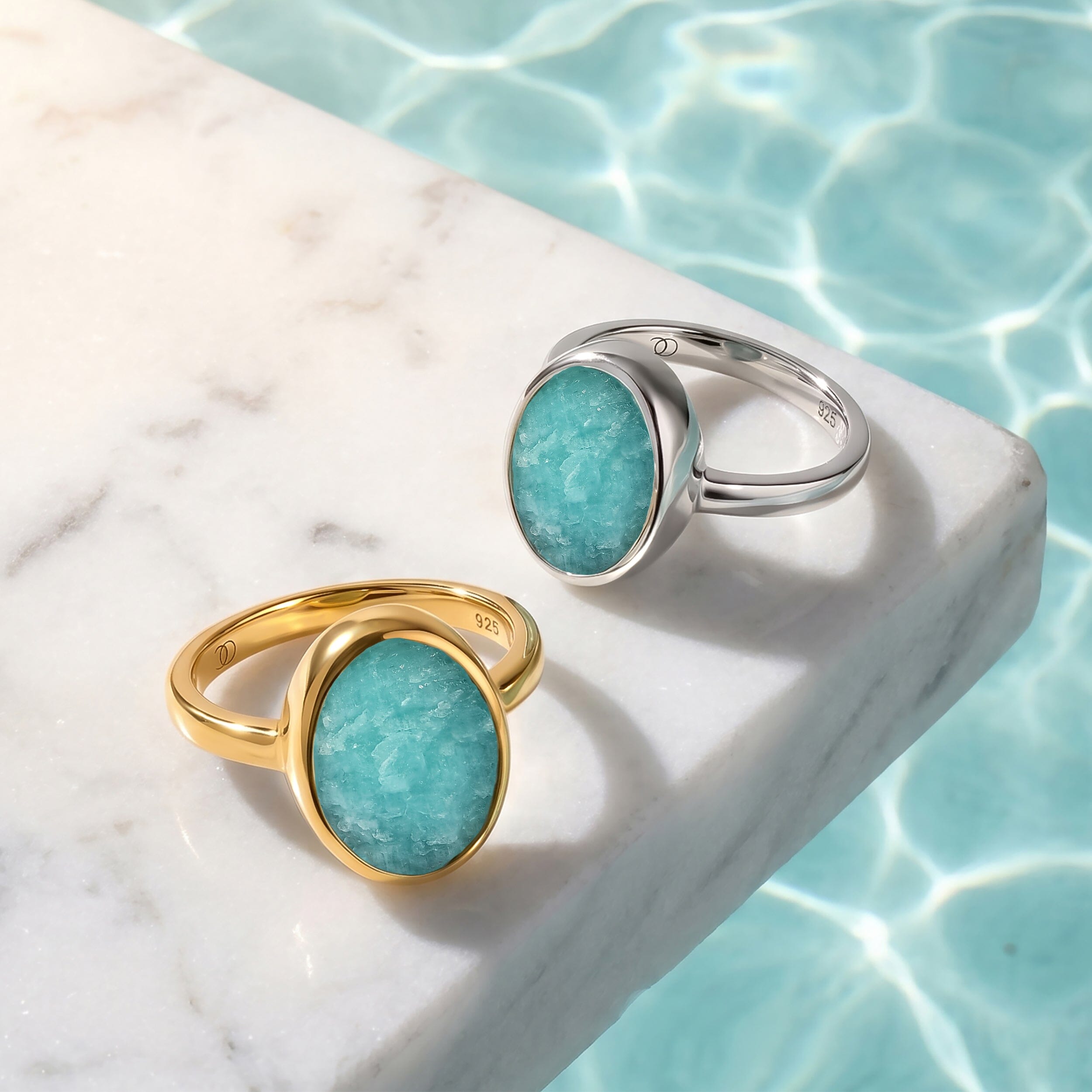 Amazonite Ring - Enfolded – Moon Magic