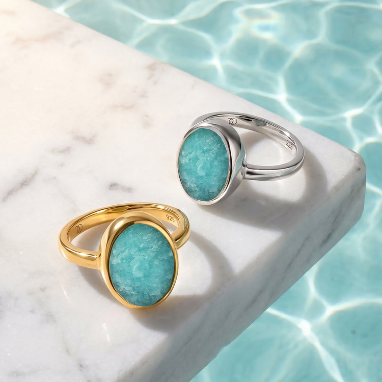 Amazonite Ring - Enfolded – Moon Magic