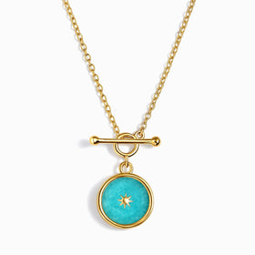 Amazonite T-Lock Necklace - Sol