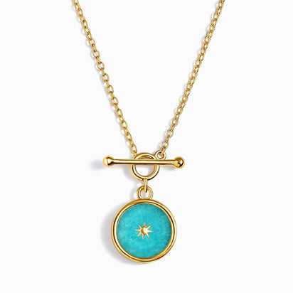 Amazonite T-Lock Necklace - Sol – Moon Magic