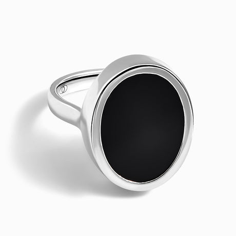 Crystal Ring - Queen Enfolded Black Onyx