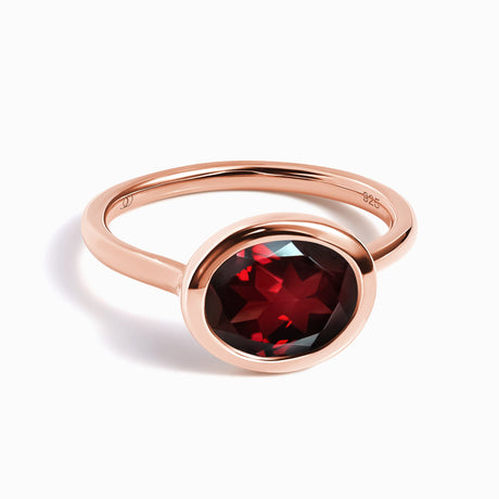 Garnet Skin Touch Ring - Feel the Passion