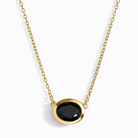 Black Obsidian Necklace - Skin Touch