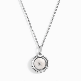 Black Obsidian Pearl Necklace - Night & Day