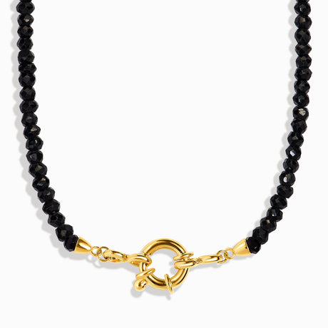 Black Obsidian Beads Necklace - Soul Anchor