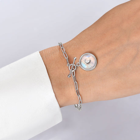 Moonstone Widelink T-Lock Bracelet - Dream
