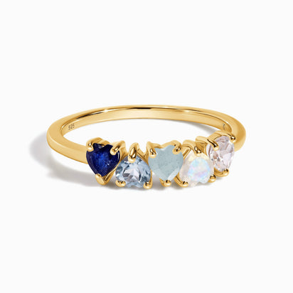 Blue Gradient Multigem Ring - Crush – Moon Magic
