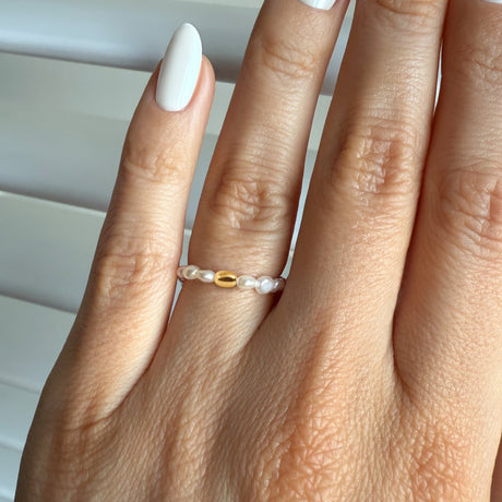 Rice Pearl Ring - Pearlisse