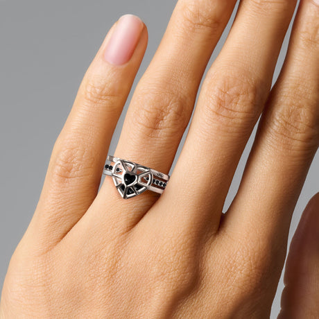 Black Obsidian Heart In Motion Set