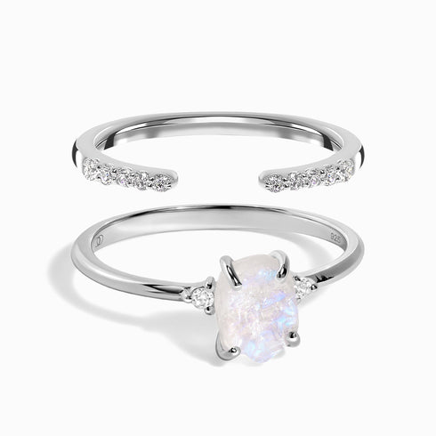 Adjustable Moonstone Ring - Evolve – Moon Magic