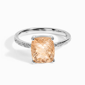 Champagne Quartz Ring - Glyptique