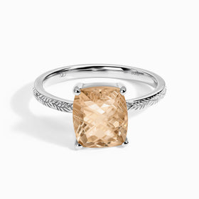 Champagne Quartz Ring - Glyptique