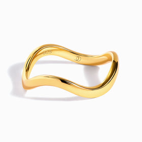 Stackable Ring Band - Waves
