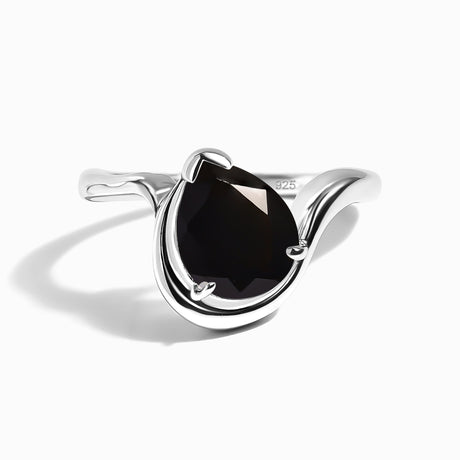 Black Obsidian Ring - Arc of Whisper