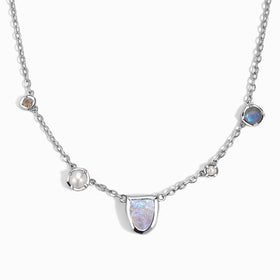 Moonstone Pearl Necklace - Heirloom