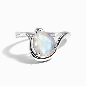 Moonstone Ring - Arc of Whisper