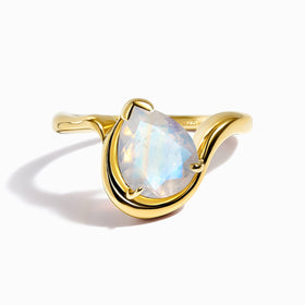 Moonstone Ring - Arc of Whisper