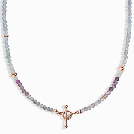 Fluorite T-Lock Beads Necklace – Wander Free