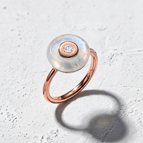 Moonstone Fidget Ring - Ora